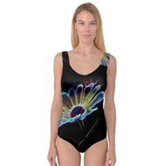 Flower Pattern-design-abstract-background Princess Tank Leotard  by Amaryn4rt