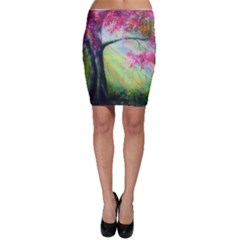 Forests Stunning Glimmer Paintings Sunlight Blooms Plants Love Seasons Traditional Art Flowers Sunsh Bodycon Skirt by Amaryn4rt