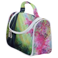 Forests Stunning Glimmer Paintings Sunlight Blooms Plants Love Seasons Traditional Art Flowers Sunsh Satchel Handbag by Amaryn4rt