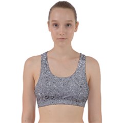 Abstract Flowing And Moving Liquid Metal Back Weave Sports Bra by Amaryn4rt