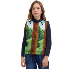 Beautiful World Entry Door Fantasy Kid s Button Up Puffer Vest	 by Amaryn4rt