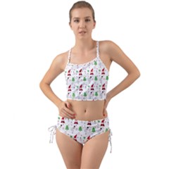 Santa Claus Snowman Christmas Xmas Mini Tank Bikini Set by Amaryn4rt