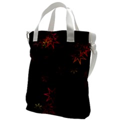 Christmas-background-motif-star Canvas Messenger Bag by Amaryn4rt