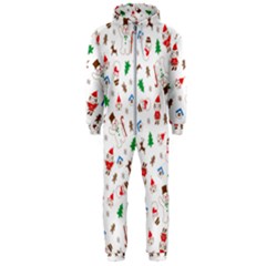 Christmas Shading Pattern Hooded Jumpsuit (men) by Amaryn4rt