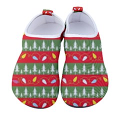 Christmas-papers-red-and-green Women s Sock-style Water Shoes by Amaryn4rt