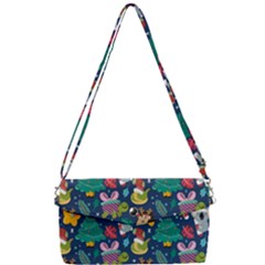 Colorful-funny-christmas-pattern  --- Removable Strap Clutch Bag by Amaryn4rt