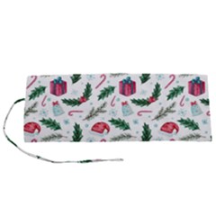 Christmas-background Roll Up Canvas Pencil Holder (s) by Amaryn4rt