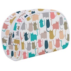 Cute-seamless-pattern-happy-kitty-kitten-cat Make Up Case (medium)