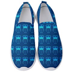 Bird Pattern Owl Drawing Men s Slip On Sneakers by Pakjumat