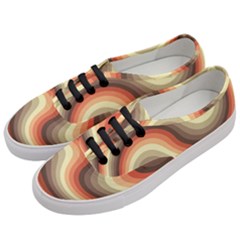 Twirl Swirl Waves Pattern Women s Classic Low Top Sneakers