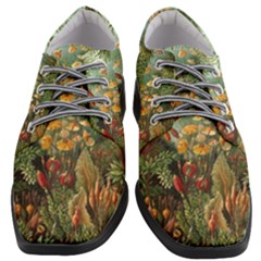 Moose Eurhynchium Haeckel Muscinae Women Heeled Oxford Shoes by Pakjumat