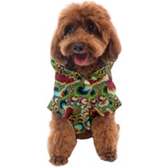 Colorful Psychedelic Fractal Trippy Dog Coat by Modalart
