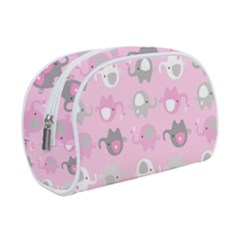 Animals Elephant Pink Cute Make Up Case (small) by Dutashop