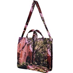 Hot Day In  Dallas-6 Square Shoulder Tote Bag by bestdesignintheworld