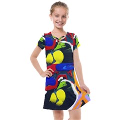 Japan Is So Close-1-1 Kids  Cross Web Dress by bestdesignintheworld