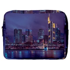 Frankfurt City Skyline Skyscraper Make Up Pouch (large) by Sarkoni