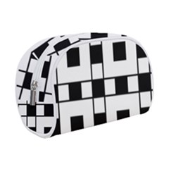 Black And White Pattern Make Up Case (small) by Amaryn4rt