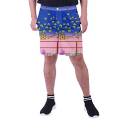 Vector Graphic Illustration Wallpaper Men s Pocket Shorts by Sarkoni