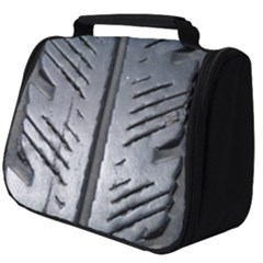 Mature Black Auto Altreifen Rubber Pattern Texture Car Full Print Travel Pouch (big)