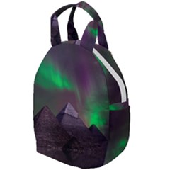 Fantasy Pyramid Mystic Space Aurora Travel Backpack