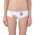 Seamless Pattern Flowers Rainbow Classic Bikini Bottoms View1