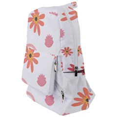 Seamless Pattern Flowers Rainbow Travelers  Backpack by Ravend