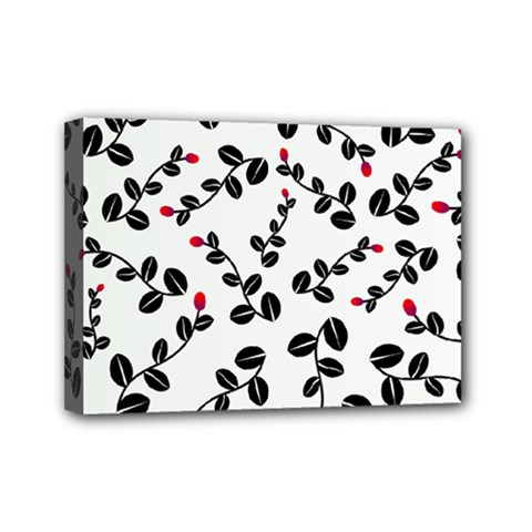 Pattern Flower Design Background Mini Canvas 7  X 5  (stretched) by Ravend