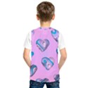 Hearts Pattern Love Background Kids  Basketball Tank Top View2