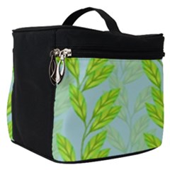 Background Leaves Branch Seamless Make Up Travel Bag (small)