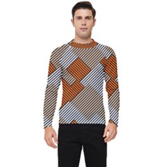 Abstract Pattern Line Art Design Decoration Men s Long Sleeve Rash Guard