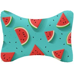 Watermelon Fruit Slice Seat Head Rest Cushion by Ravend