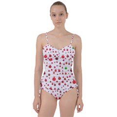 Beetle Animals Red Green Fly Sweetheart Tankini Set by Amaryn4rt