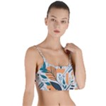 Flower Design Nature Layered Top Bikini Top 