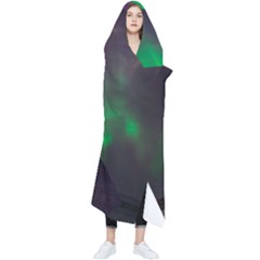 Fantasy Pyramid Mystic Space Aurora Wearable Blanket by Grandong