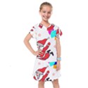 Nicholas Santa Claus Balloons Stars Kids  Drop Waist Dress View1