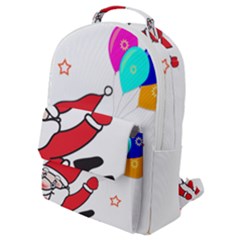 Nicholas Santa Claus Balloons Stars Flap Pocket Backpack (small) by Ndabl3x