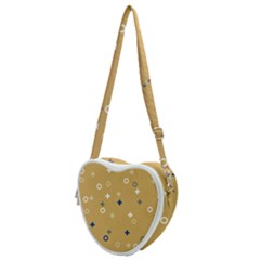 Cross Circles White Circles Heart Shoulder Bag by Grandong