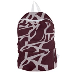 Cracked Pattern Boho Art Design Foldable Lightweight Backpack by Grandong