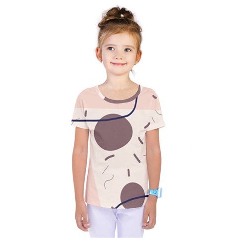 Stars Clouds Border Frame Kids  One Piece T-shirt by Grandong