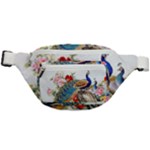 Birds Peacock Artistic Colorful Flower Painting Fanny Pack