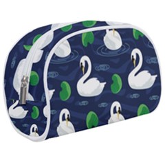 Swan-pattern-elegant-design Make Up Case (medium) by Proyonanggan