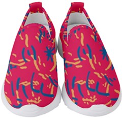 Pattern Booty Faces Kids  Slip On Sneakers