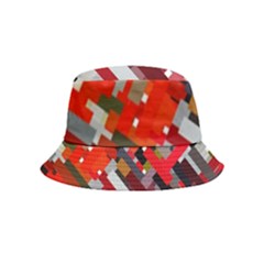 Maze Mazes Fabric Fabrics Color Inside Out Bucket Hat (kids)