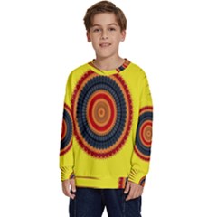 Art Decoration Wallpaper Bright Kids  Crewneck Sweatshirt