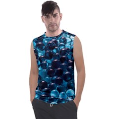 Blue Abstract Balls Spheres Men s Regular Tank Top by Amaryn4rt