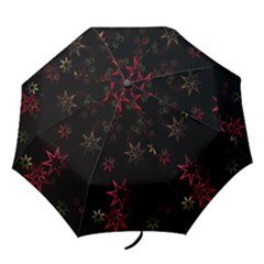 Christmas Background Motif Star Folding Umbrellas by Amaryn4rt