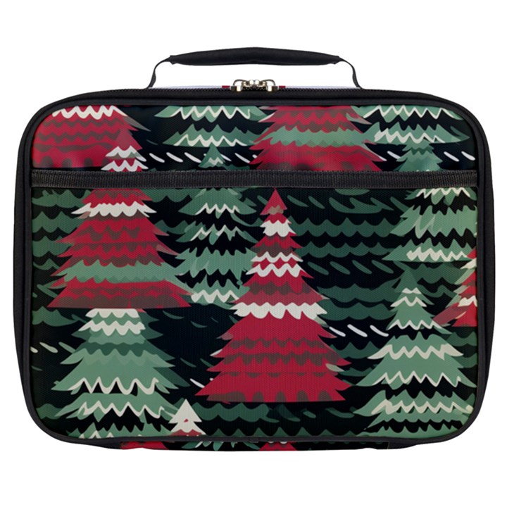 Christmas Trees Full Print Lunch Bag