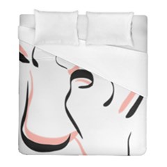 Feet Toes Foot Barefoot Footprint Duvet Cover (full/ Double Size) by Modalart