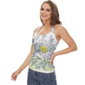 Thistle Alpine Flower Flower Plant Basic Halter Top View2