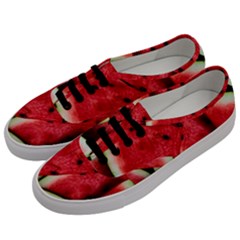Watermelon Fruit Green Red Men s Classic Low Top Sneakers by Bedest